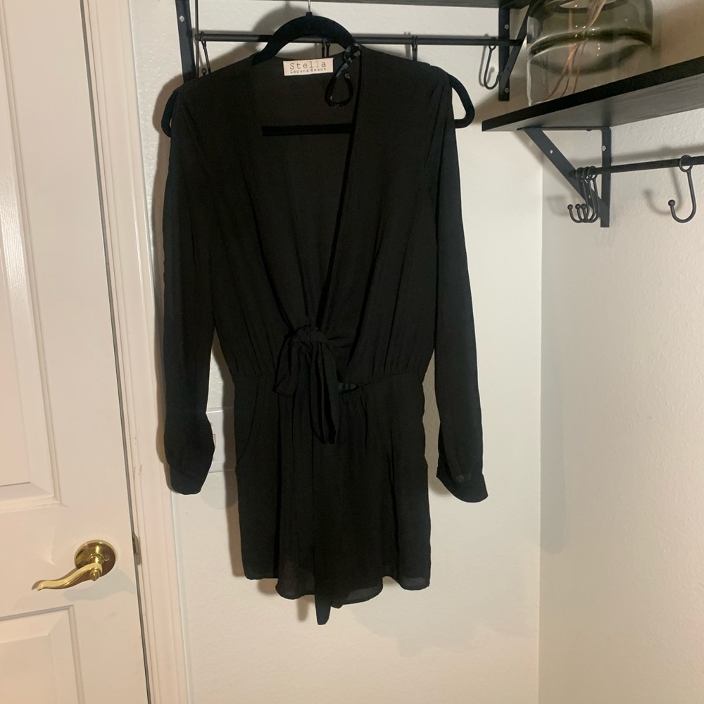Stella Laguna Beach Black Romper